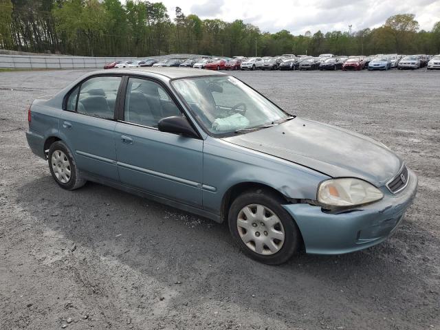 2HGEJ6619YH573719 - 2000 HONDA CIVIC BASE BLUE photo 4