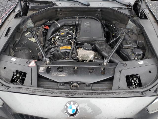 WBA5M4C56ED183412 - 2014 BMW 535 XIGT GRAY photo 11