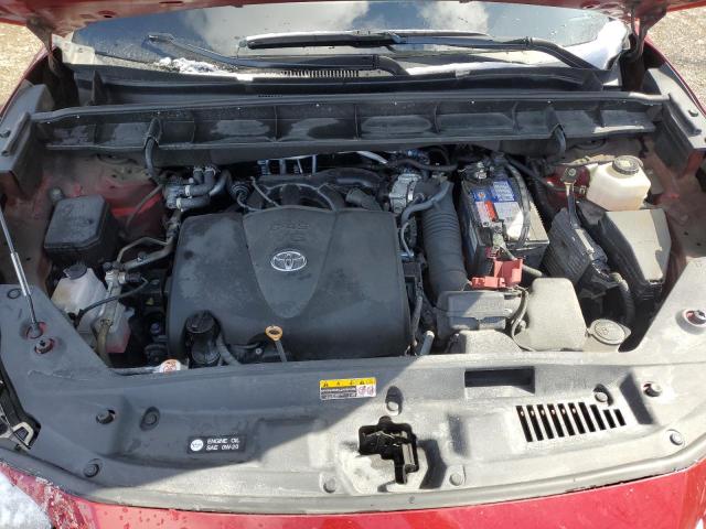 5TDGZRBH8NS582154 - 2022 TOYOTA HIGHLANDER XLE 红色 照片 12