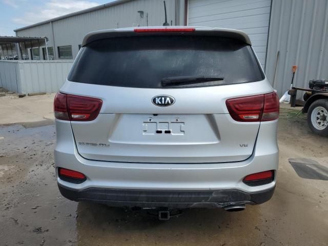 5XYPG4A59KG512977 - 2019 KIA SORENTO LX SILVER photo 6