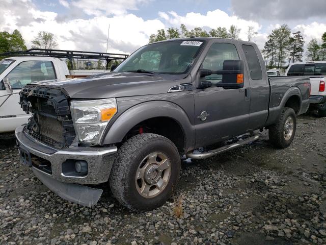 1FT8X3BT2CEC90708 - 2012 FORD F350 SUPER DUTY GRAY photo 1