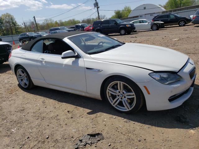 WBALW7C54CC618532 - 2012 BMW 640 I WHITE photo 4