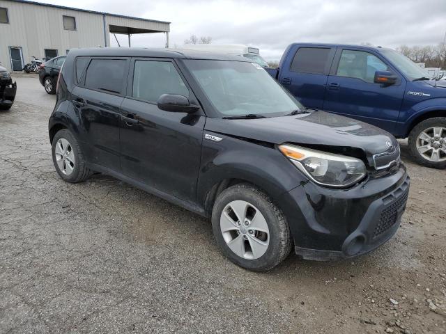 KNDJN2A29F7205379 - 2015 KIA SOUL BLACK photo 4