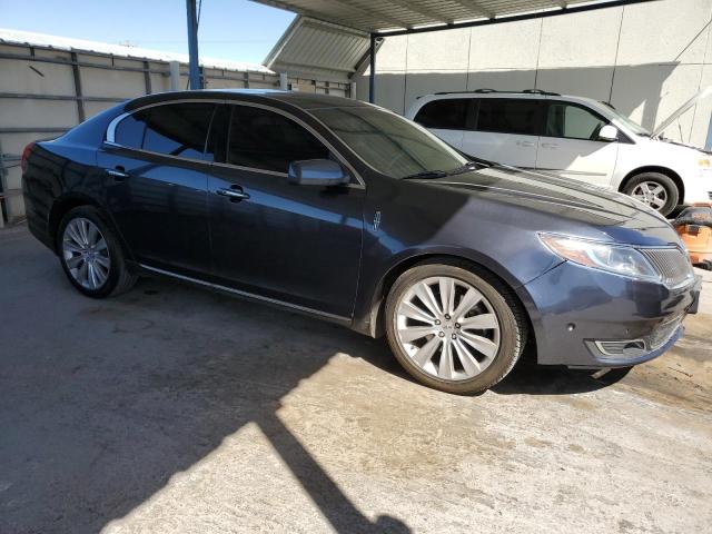 1LNHL9FT7EG610228 - 2014 LINCOLN MKS BLUE photo 4