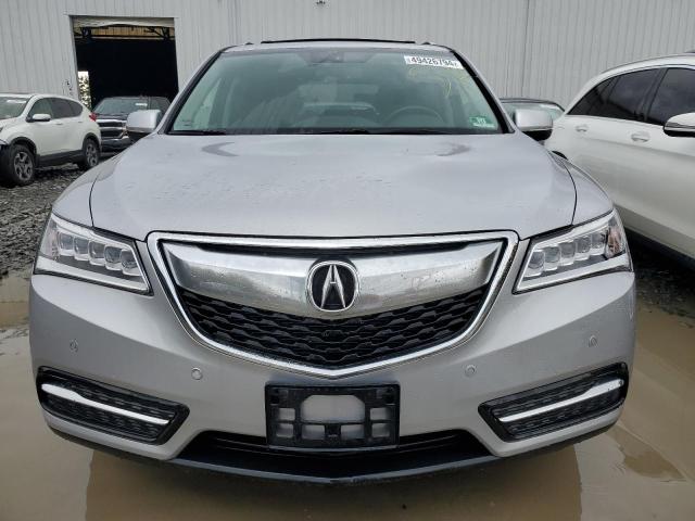 5FRYD4H84FB026439 - 2015 ACURA MDX ADVANCE SILVER photo 5