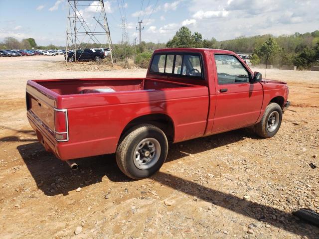 1GCCS14R8N8203152 - 1992 CHEVROLET S TRUCK S10 RED photo 3