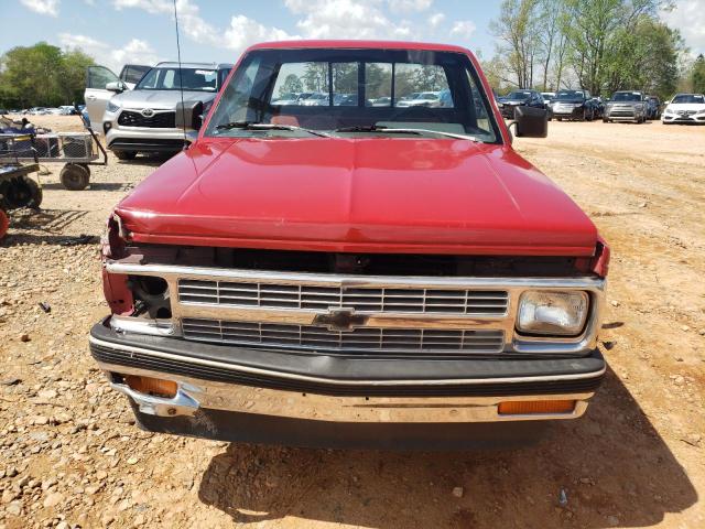 1GCCS14R8N8203152 - 1992 CHEVROLET S TRUCK S10 RED photo 5