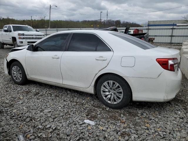 4T1BF1FK2EU862766 - 2014 TOYOTA CAMRY L WHITE photo 2