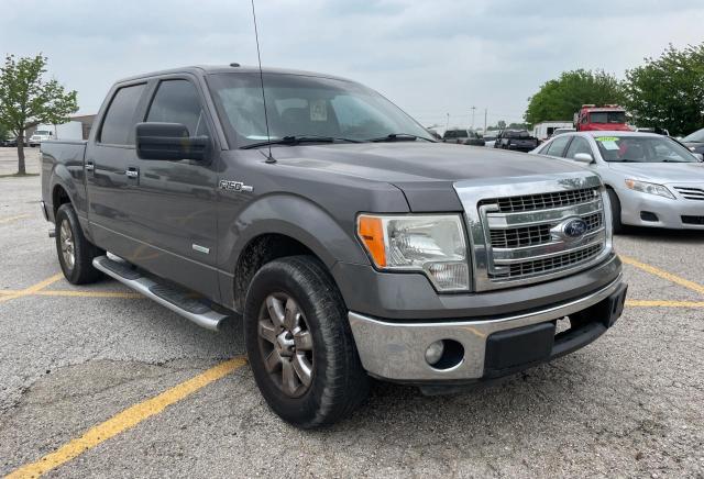 1FTFW1CT4DKG22938 - 2013 FORD F150 SUPERCREW GRAY photo 1