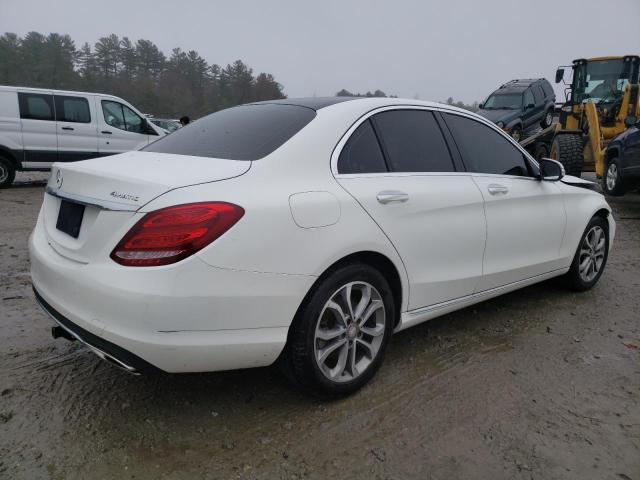 55SWF4KB2FU082014 - 2015 MERCEDES-BENZ C 300 4MATIC WHITE photo 3