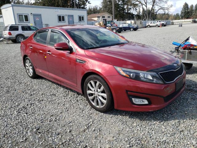 5XXGM4A74EG327271 - 2014 KIA OPTIMA LX RED photo 4