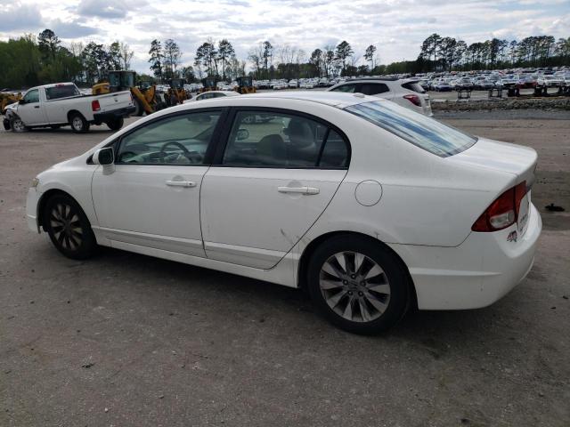 2HGFA1F90AH506851 - 2010 HONDA CIVIC EXL WHITE photo 2