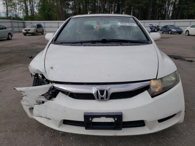 2HGFA1F90AH506851 - 2010 HONDA CIVIC EXL WHITE photo 5