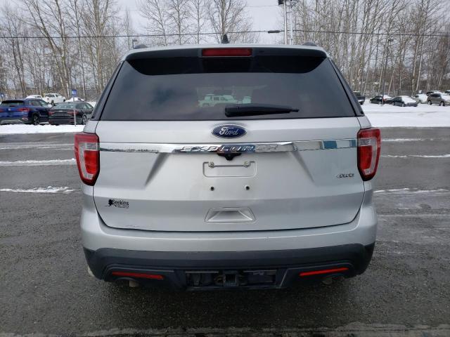 1FM5K8B84KGA47278 - 2019 FORD EXPLORER SILVER photo 6