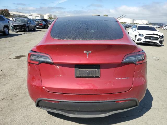 5YJYGDEE1MF093872 - 2021 TESLA MODEL Y RED photo 6