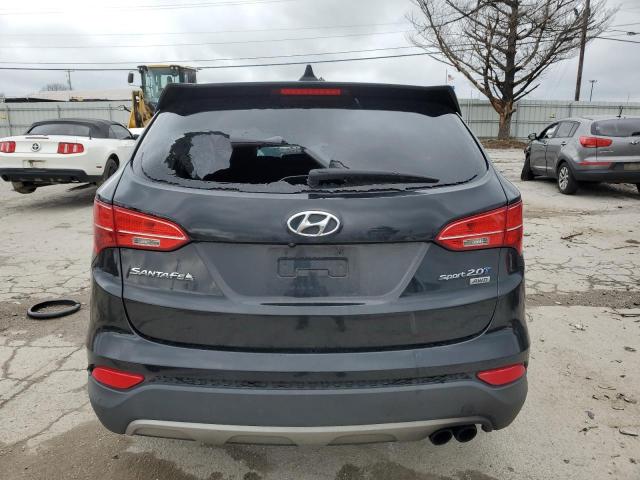 5XYZWDLA9DG064586 - 2013 HYUNDAI SANTA FE S BLACK photo 6