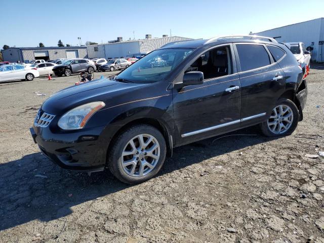 JN8AS5MT8BW571840 - 2011 NISSAN ROGUE S BLACK photo 1