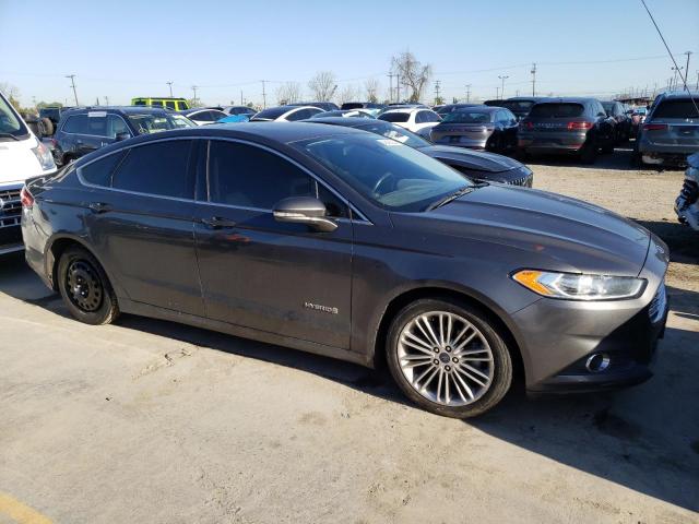 3FA6P0LU2GR193787 - 2016 FORD FUSION SE HYBRID CHARCOAL photo 4