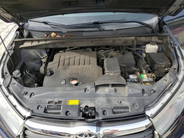 5TDJKRFH2GS238441 - 2016 TOYOTA HIGHLANDER XLE BLUE photo 12