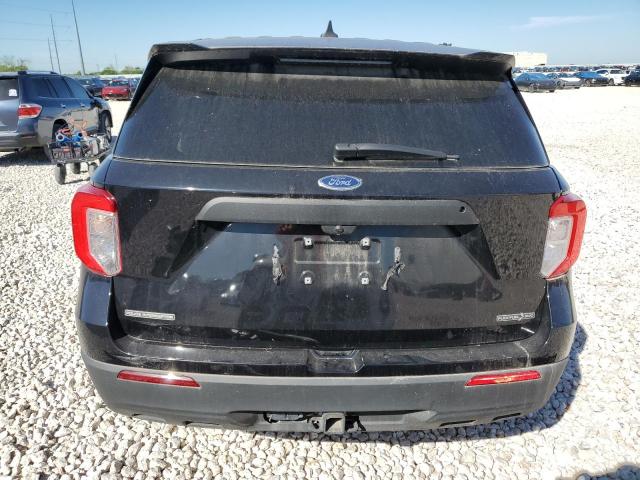 1FM5K8AB8NGA48404 - 2022 FORD EXPLORER POLICE INTERCEPTOR BLACK photo 6