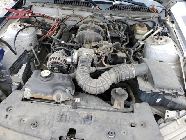 1ZVFT80N975259883 - 2007 FORD MUSTANG SILVER photo 11