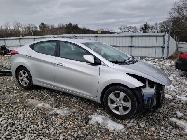 KMHDH4AE7BU160282 - 2011 HYUNDAI ELANTRA GLS SILVER photo 4