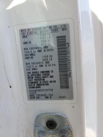 3N63M0ZN3FK707768 - 2015 CHEVROLET CITY EXPRESS LT 白色 照片 14