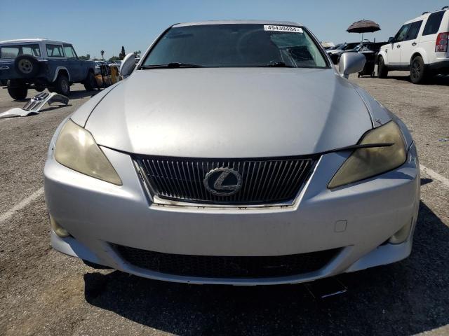 JTHBE262865010333 - 2006 LEXUS IS 350 SILVER photo 5