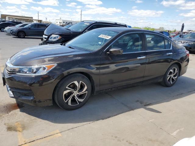 1HGCR2F33GA133938 - 2016 HONDA ACCORD LX BROWN photo 1