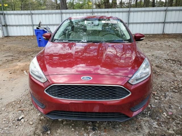 1FADP3F20GL371116 - 2016 FORD FOCUS SE RED photo 5