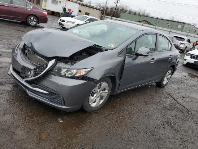 19XFB2F52DE225200 - 2013 HONDA CIVIC LX GRAY photo 1