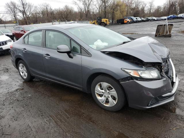 19XFB2F52DE225200 - 2013 HONDA CIVIC LX GRAY photo 4