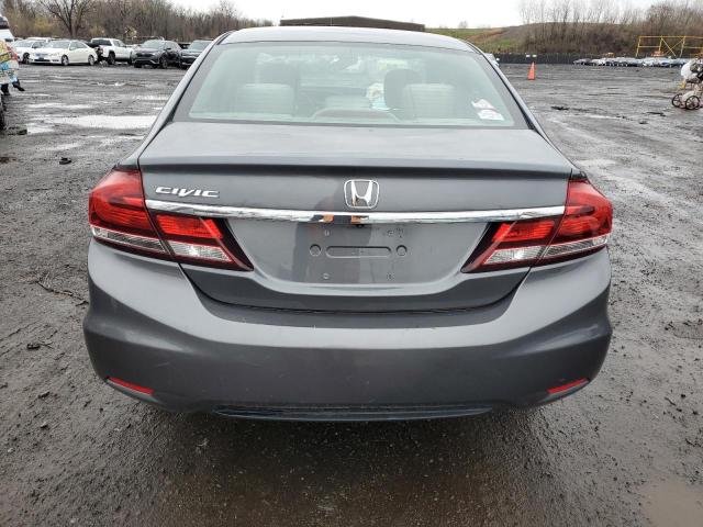 19XFB2F52DE225200 - 2013 HONDA CIVIC LX GRAY photo 6