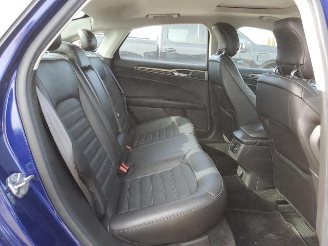 3FA6P0H91ER395067 - 2014 FORD FUSION SE BLUE photo 10