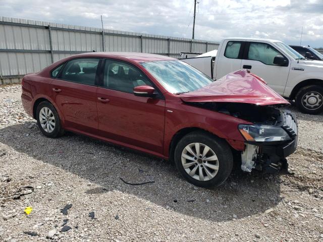 1VWAT7A39FC052681 - 2015 VOLKSWAGEN PASSAT S MAROON photo 4