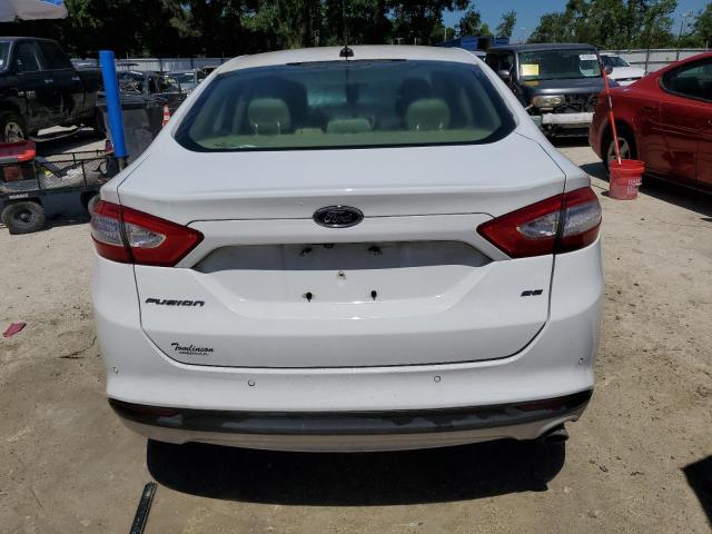 3FA6P0H79GR343719 - 2016 FORD FUSION SE WHITE photo 6