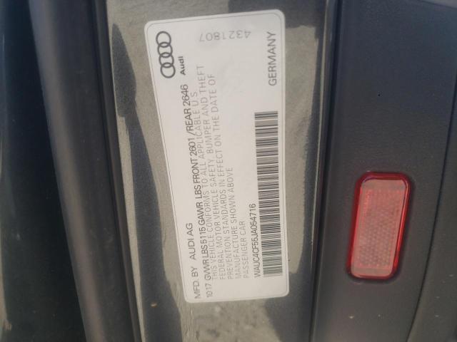 WAUC4CF55JA054716 - 2018 AUDI S5 PRESTIGE 灰色 照片 12