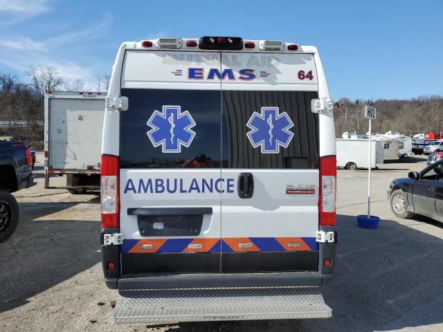 3C6TRVDG2KE561521 - 2019 RAM PROMASTER 2500 HIGH WHITE photo 6