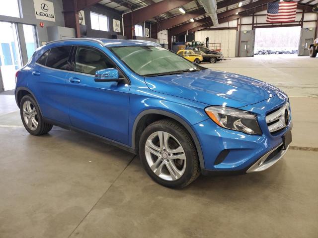 WDCTG4GB4FJ066751 - 2015 MERCEDES-BENZ GLA 250 4MATIC BLUE photo 4