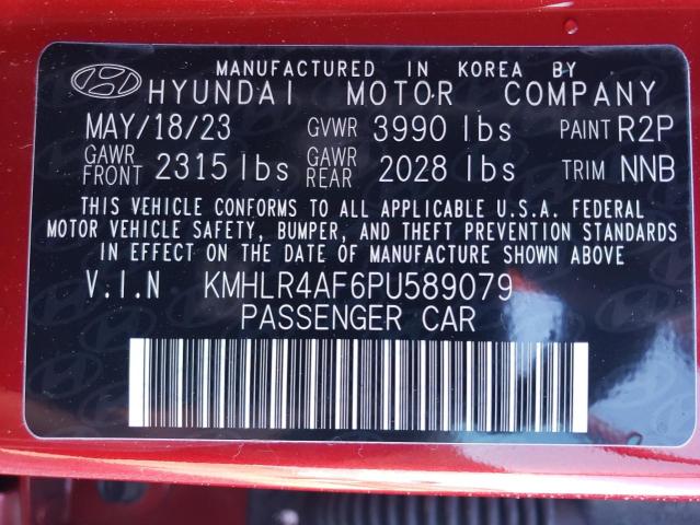 KMHLR4AF6PU589079 - 2023 HYUNDAI ELANTRA N LINE RED photo 12