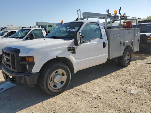 1FDSF30578EC23098 - 2008 FORD F350 SRW SUPER DUTY WHITE photo 1