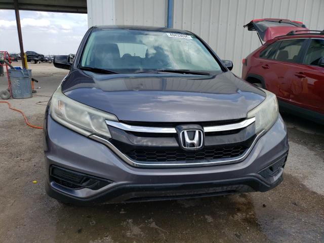 2HKRM3H31GH528395 - 2016 HONDA CR-V LX GRAY photo 5