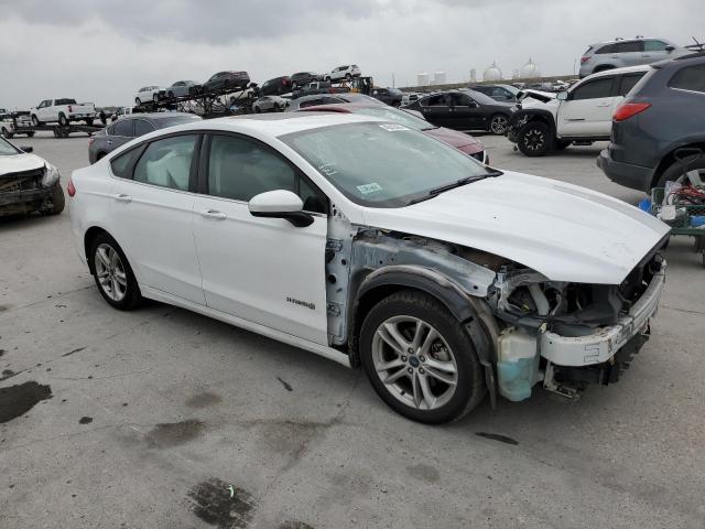 3FA6P0LU0JR219665 - 2018 FORD FUSION SE HYBRID WHITE photo 4