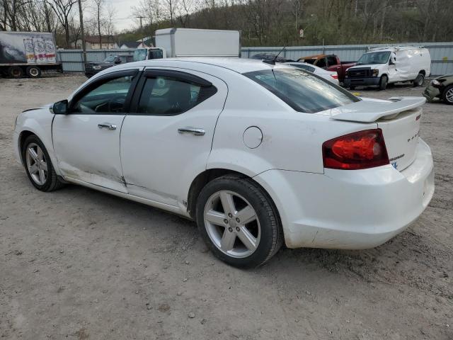 1C3CDZAB5DN665124 - 2013 DODGE AVENGER SE WHITE photo 2