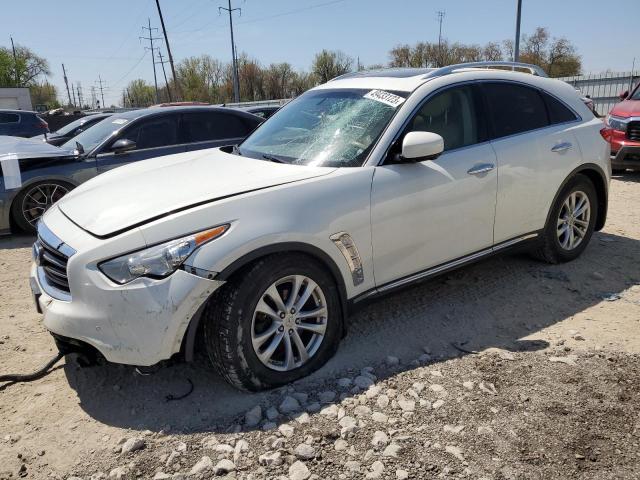 JN8CS1MW6DM170054 - 2013 INFINITI FX37 WHITE photo 1