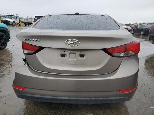 5NPDH4AE4GH692708 - 2016 HYUNDAI ELANTRA SE TAN photo 6