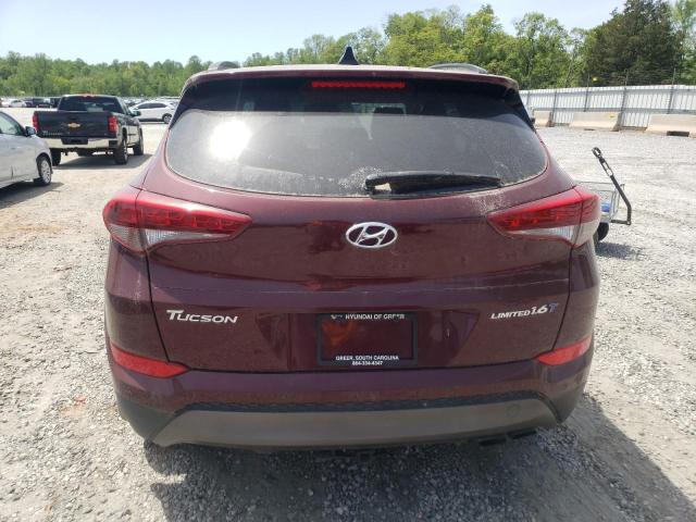 KM8J33A22GU099108 - 2016 HYUNDAI TUCSON LIMITED RED photo 6