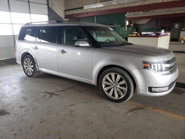 2FMHK6D82EBD32815 - 2014 FORD FLEX LIMITED SILVER photo 4