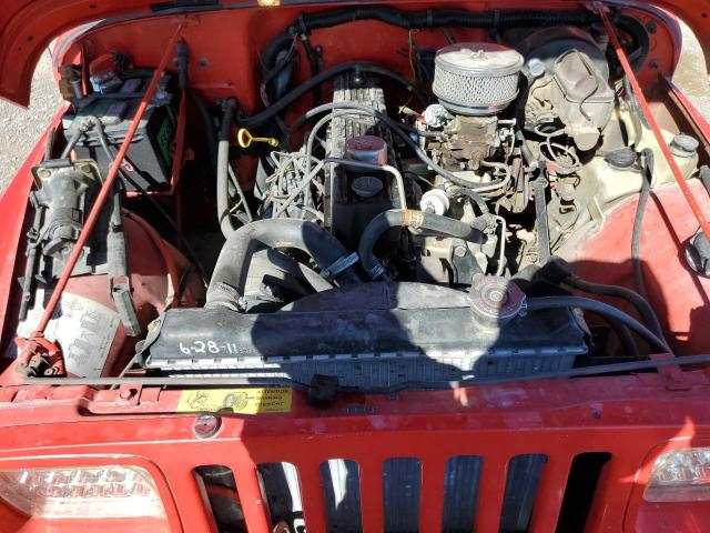 2J4FY29T8KJ133943 - 1989 JEEP WRANGLER / RED photo 11