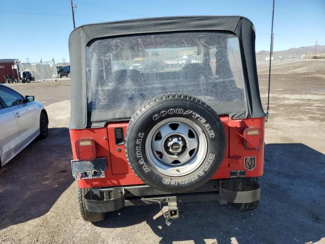 2J4FY29T8KJ133943 - 1989 JEEP WRANGLER / RED photo 6